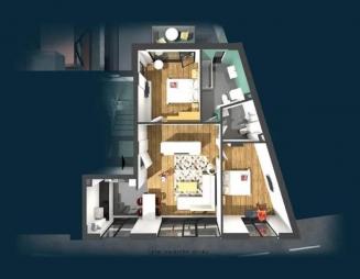Vanzare apartament 3 camere Centru suprafata: 75 mp suprafata balcon: 5 mp suprafata teren: 0.00 mp