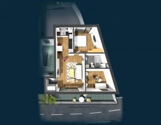 Vanzare apartament 3 camere Centru suprafata: 55 mp suprafata balcon: 17 mp suprafata teren: 0.00 mp