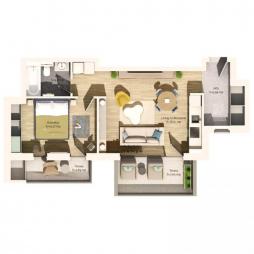 Vanzare apartament 2 camere Marasti suprafata: 54 mp suprafata balcon: 13 mp suprafata teren: 0.00 mp
