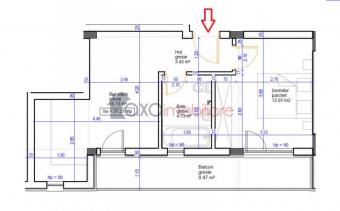 Vanzare apartament 2 camere Floresti suprafata: 37 mp suprafata balcon: 8 mp suprafata teren: 0.00 mp